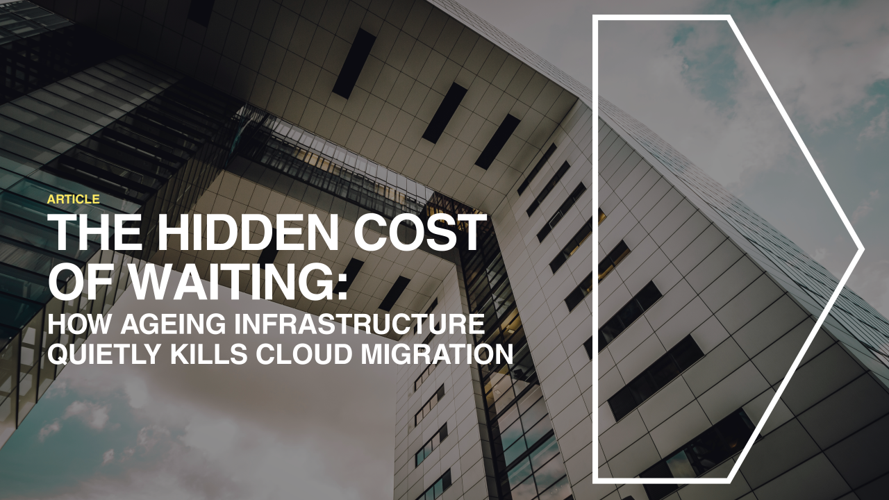 Cover image illustrating cloud migration strategy and ageing IT infrastructure